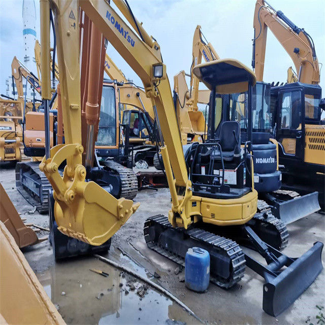 Precio bajo 3 toneladas usadas Japón importado Komatsu pc 35 MR excavadora de rastreador con horas de trabajo más cortas