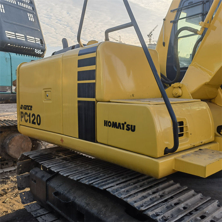Excavadora usada de alta calidad de 12 toneladas Japón Importada Komatsu Pc 120 Excavadora de rastreo con horas de trabajo más cortas