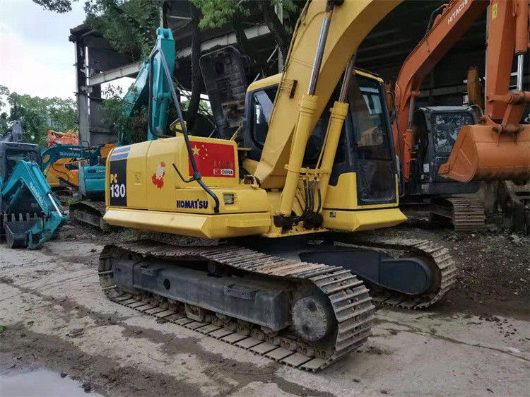 13 toneladas de uso Japón importado Komatsu pc 130 excavadora de rastreo de Japón en excelente estado listo para la venta
