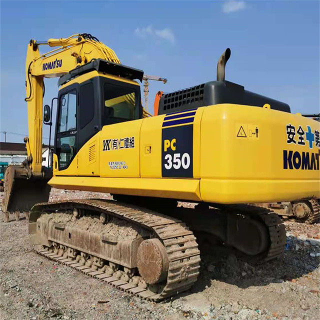 35 toneladas casi nuevo Japón importado máquina excavadora de rastreador usado renovación Komatsu pc 350-7