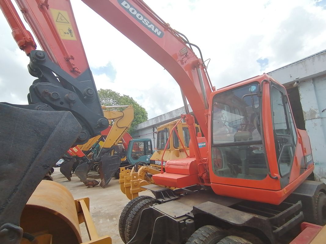 Listo para el trabajo y experimentado usado Corea Excavadora usada DH150W-7 en buenas condiciones