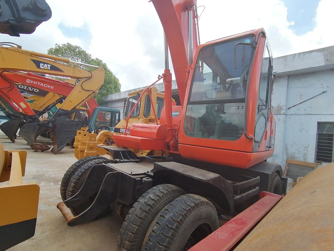 Listo para el trabajo y experimentado usado Corea Excavadora usada DH150W-7 en buenas condiciones