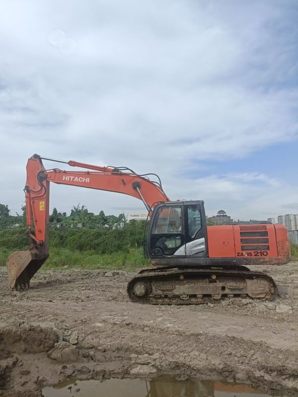 Excavadora de 21 toneladas para el trabajo y experimentada de Corea importada Hitachi 210-5G