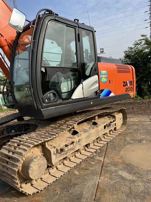 20 toneladas de excavadora usada lista para el trabajo y experimentada usada de Corea importada Hitachi 200-5A en buenas condiciones
