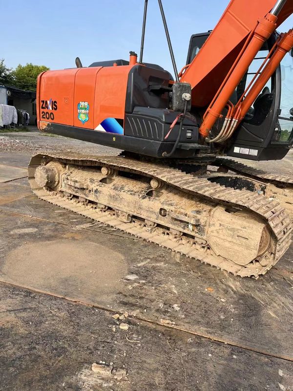 20 toneladas de excavadora usada lista para el trabajo y experimentada usada de Corea importada Hitachi 200-5A en buenas condiciones