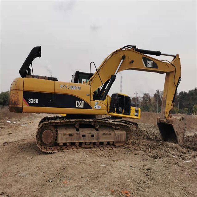 36 toneladas de excavadora de rastrero casi nueva importada de Japón, máquina usada de renovación CAT 336 D