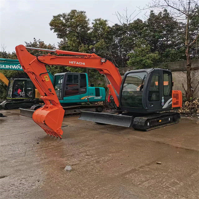 6 toneladas Mini Excavadora usada lista para el trabajo y experimentada Usada Japón importada Hitachi ZX 60 En buenas condiciones
