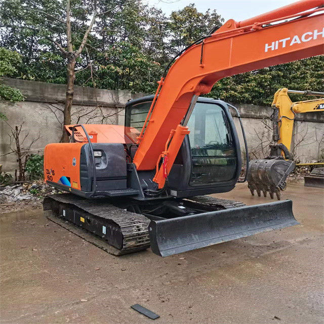 6 toneladas Mini Excavadora usada lista para el trabajo y experimentada Usada Japón importada Hitachi ZX 60 En buenas condiciones
