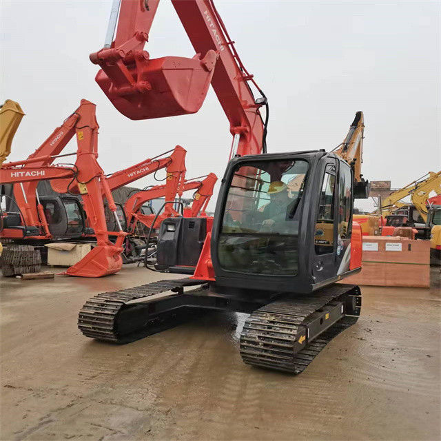 6.3 toneladas Mini Excavadora usada lista para el trabajo y experimentada Usada Japón importada Hitachi ZX 70 en buen estado