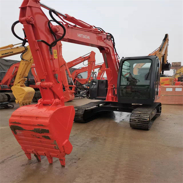 6.3 toneladas Mini Excavadora usada lista para el trabajo y experimentada Usada Japón importada Hitachi ZX 70 en buen estado