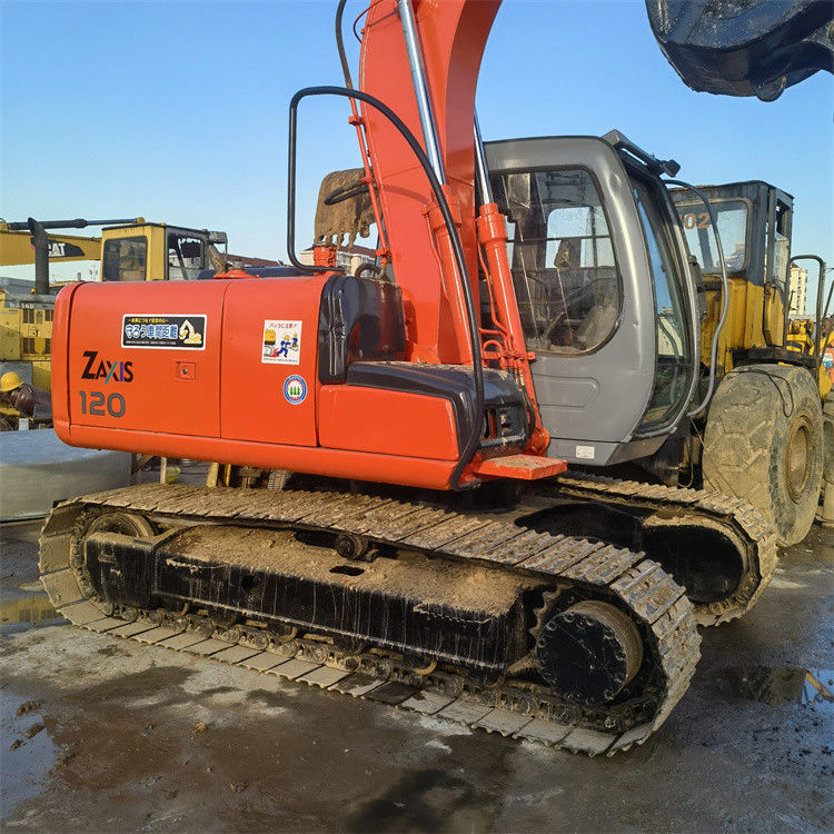 12.5 toneladas mini listo para el trabajo y experimentado usado Japón importado Hitachi ZX 120 en buenas condiciones