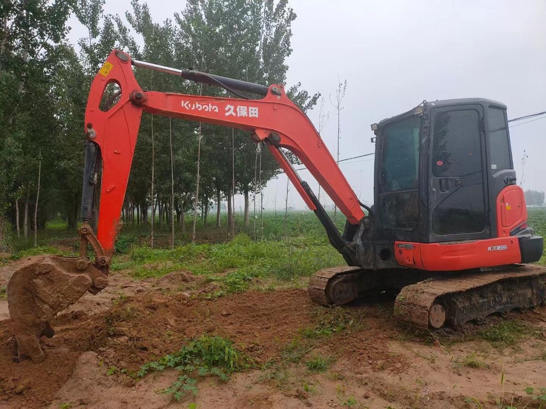 Excavadora mini Kubota Kubota Kx165 máquina de excavadora de uso peso de 5,54 t
