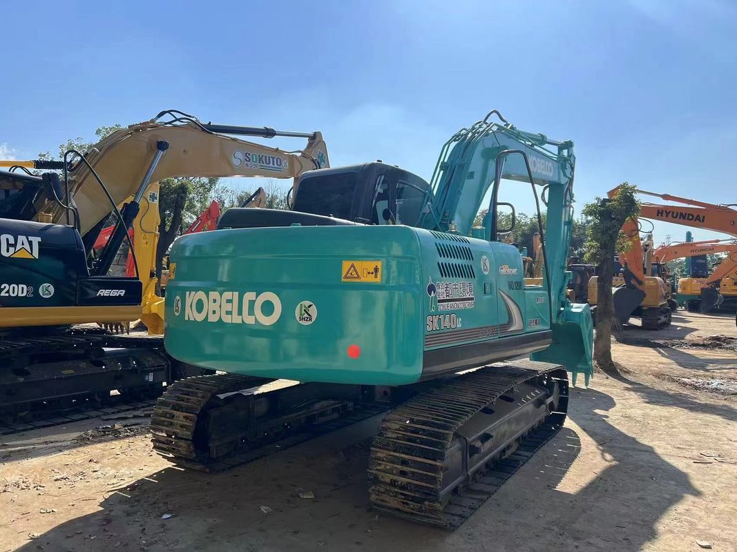 Excavadora de segunda mano Kobelco Sk140lc 8 Excavadora de rastreo grúa Peso 13.3t