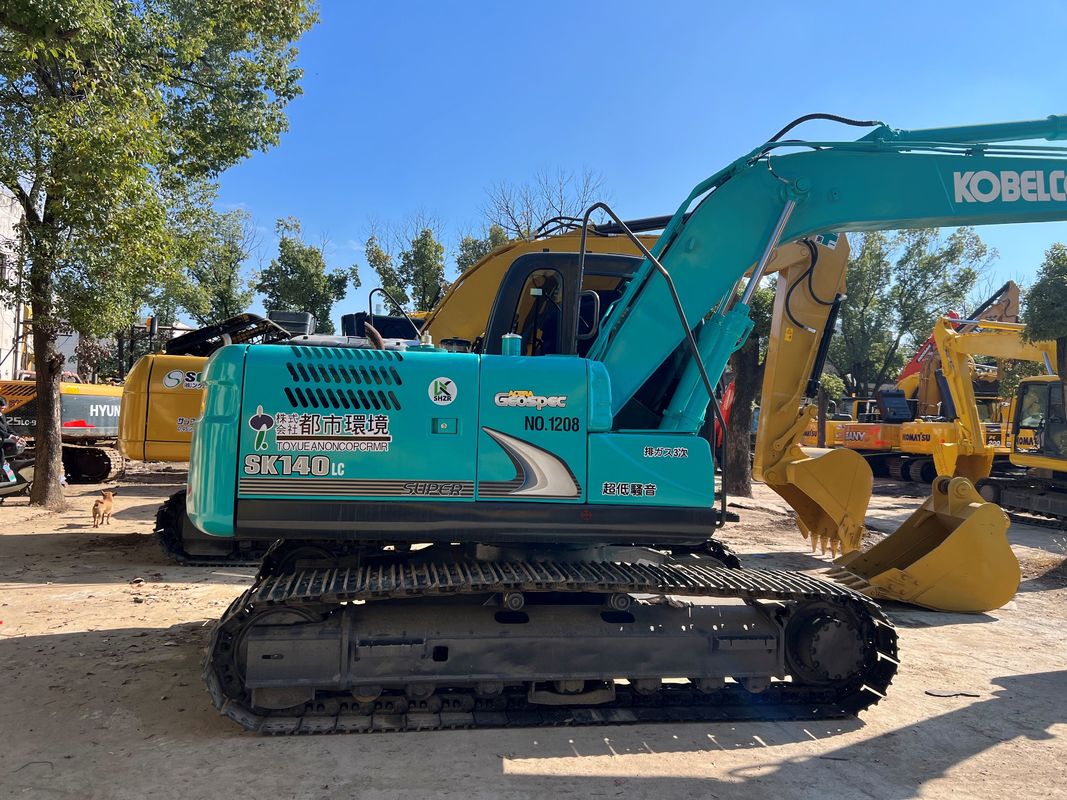 Excavadora de segunda mano Kobelco Sk140lc 8 Excavadora de rastreo grúa Peso 13.3t