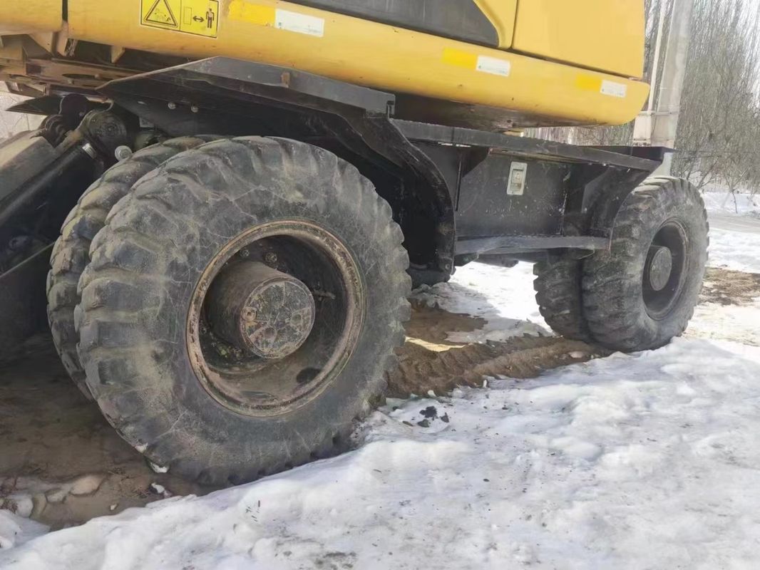Listo para trabajar Caterpillar M315D Excavadora de ruedas usadas con pocas horas de trabajo y en buenas condiciones