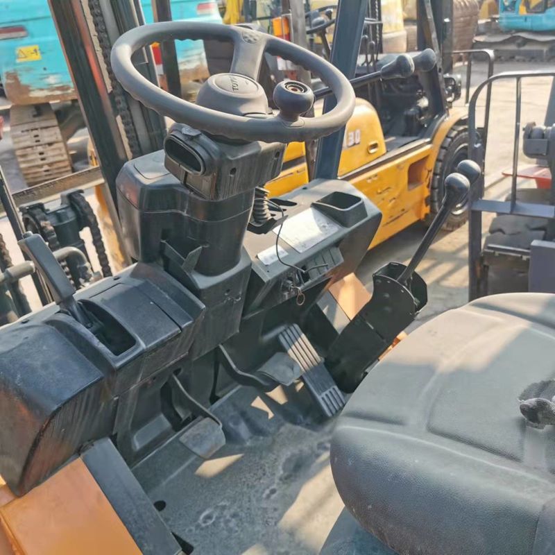 Japón Camión elevador eléctrico compacto usado TOYOTA 2.5 toneladas Camión elevador motor de potencia