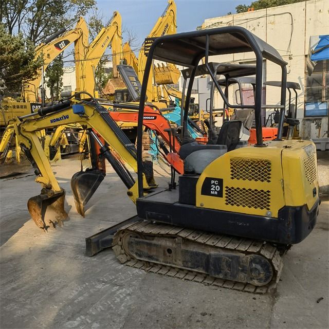 2 toneladas de Japón utilizado Komatsu PC 20 MR Excavadora de rastreo con horas de trabajo bajas e ideal