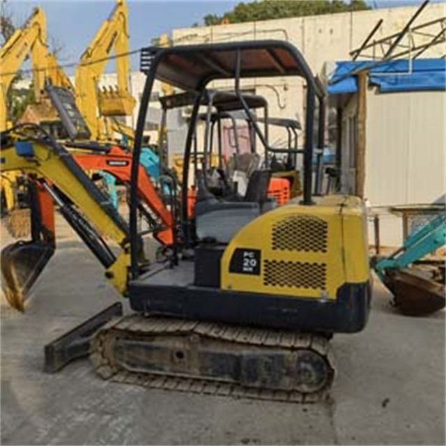 2 toneladas de Japón utilizado Komatsu PC 20 MR Excavadora de rastreo con horas de trabajo bajas e ideal