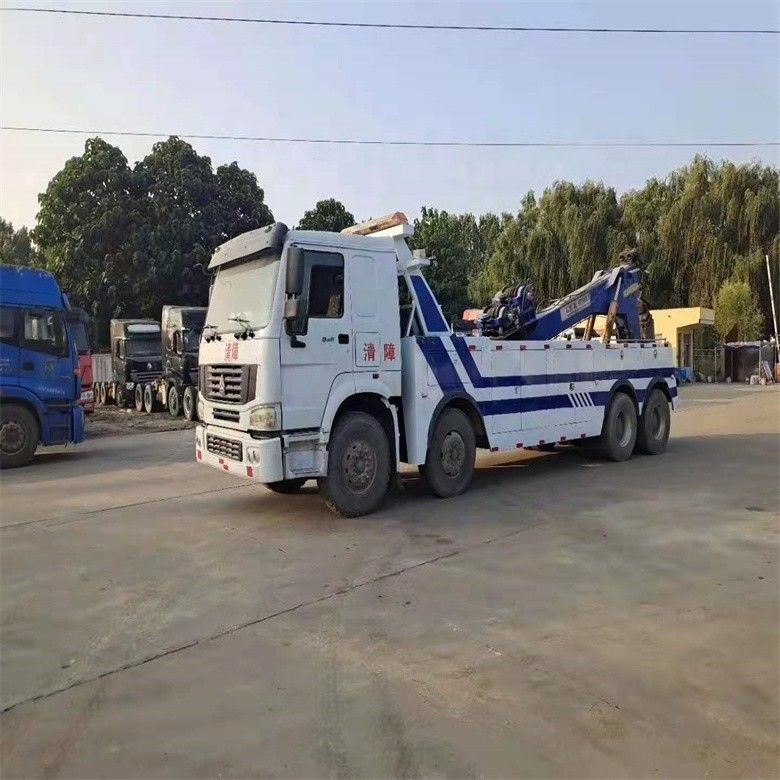 Horas bajas de uso Howo 6*4 camión de remolque de destrucción 8*4 carrocería de remolque con certificación ISO9001 / CCC