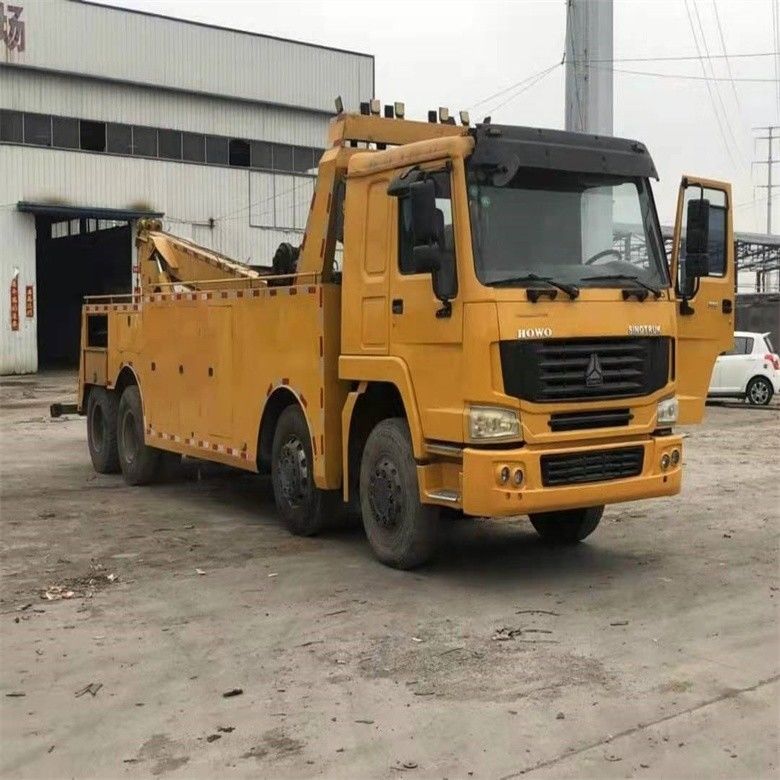 Horas bajas de uso Howo 6*4 camión de remolque de destrucción 8*4 carrocería de remolque con certificación ISO9001 / CCC