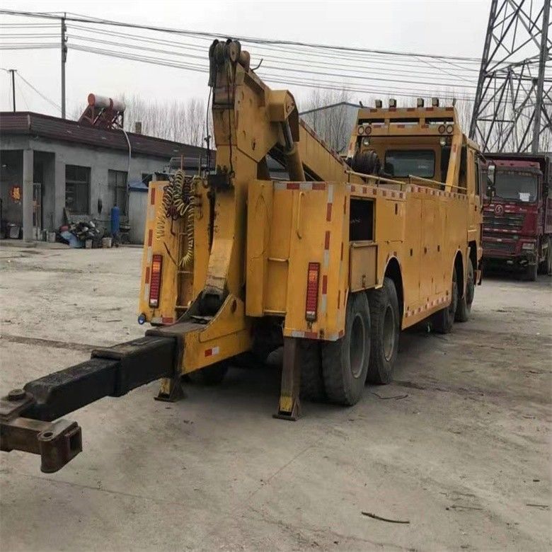 Horas bajas de uso Howo 6*4 camión de remolque de destrucción 8*4 carrocería de remolque con certificación ISO9001 / CCC