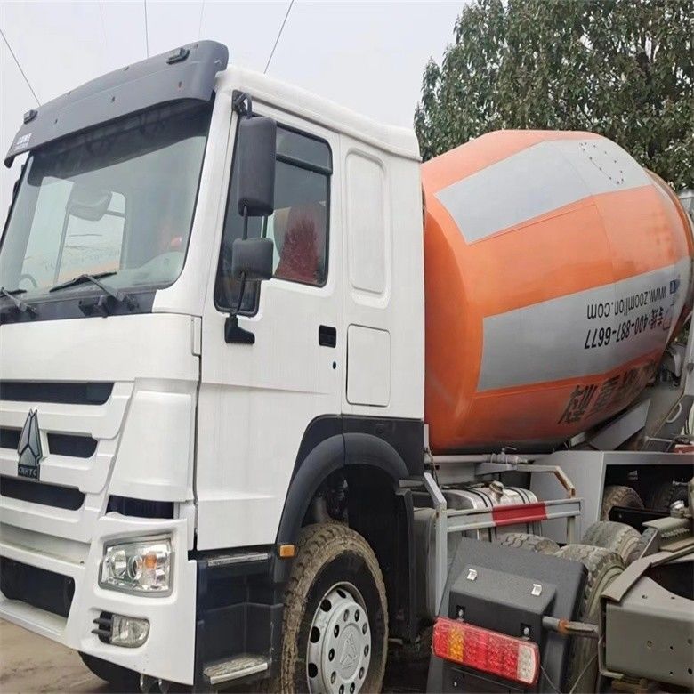 Trabajos de construcción 6*4 Howo camión mezclador de cemento con 371 hp 375 hp de potencia de mezcla