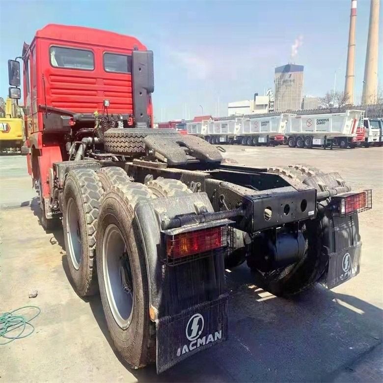 Tractor de camión usado Shacman 6*4 con sistema electrónico de control de estabilidad y pantalla táctil