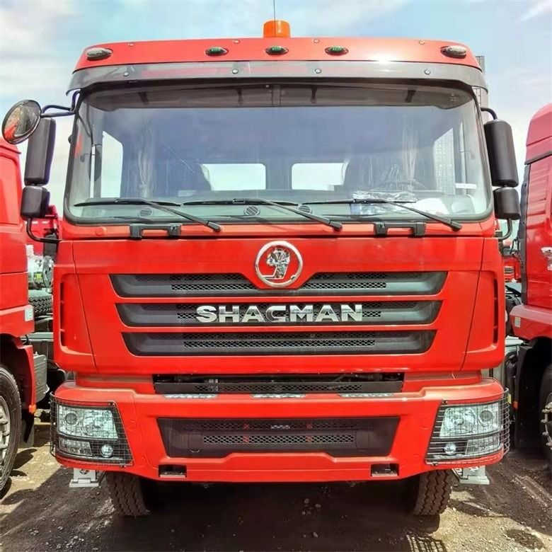 Tractor de camión usado Shacman 6*4 con sistema electrónico de control de estabilidad y pantalla táctil