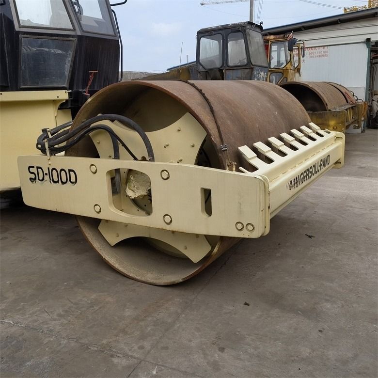 Estados Unidos Importado Ingersoll-Rand SD100 Original Maquinaria de carretera Usada Roller de tambor único