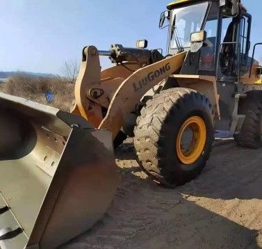 2019 Front End Loader Liugong ZL50CN Tipo de rueda Máquina usada para movimiento de tierra de 5 toneladas
