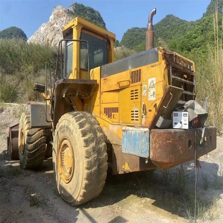 Cargador delantero 235KW Usado Komatsu WA500-6 Cargador de ruedas de Japón 4.5 cúbico de segunda mano