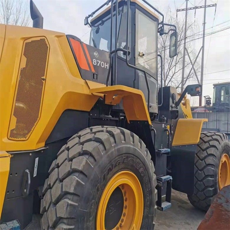LIUGONG 870H Cargador de ruedas de 7 toneladas con horas de trabajo bajas y bomba hidráulica original