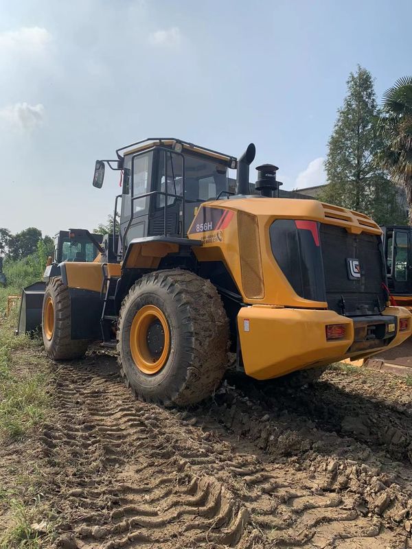 Liugong 856H cargador de ruedas de 5 toneladas 6 cilindros 1.8-5.6 m3 Capacidad de cubo durante 1 año