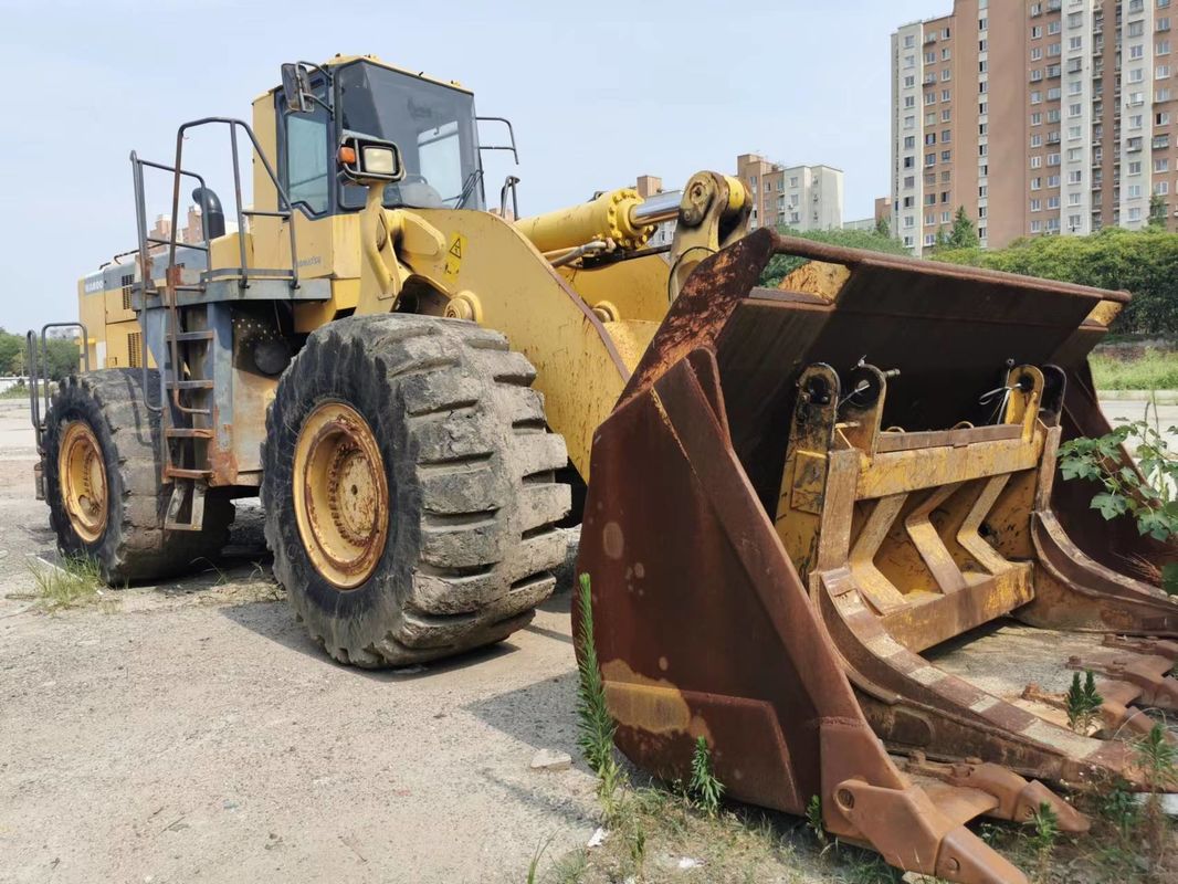 Comatsu 600 Modelo de carga pesada WA600-6 Cargador de ruedas para soluciones de construcción de edificios