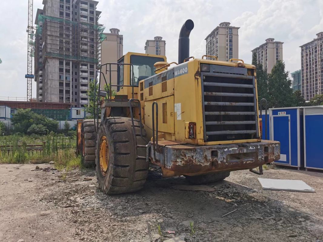 Comatsu 600 Modelo de carga pesada WA600-6 Cargador de ruedas para soluciones de construcción de edificios