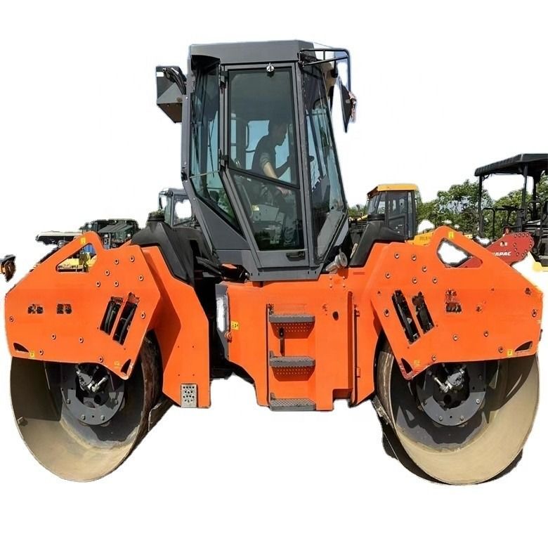 12 toneladas 2020 año Hamm HD128 rodillos tandem Compactor de rodillos usados con motor diésel