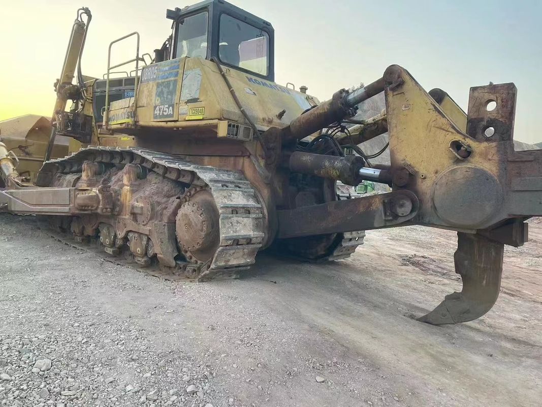 47 Tonaje Bulldozer usado Komatsu 475 Tipo móvil de rastreador Bulldozer máquina para el sitio de construcción