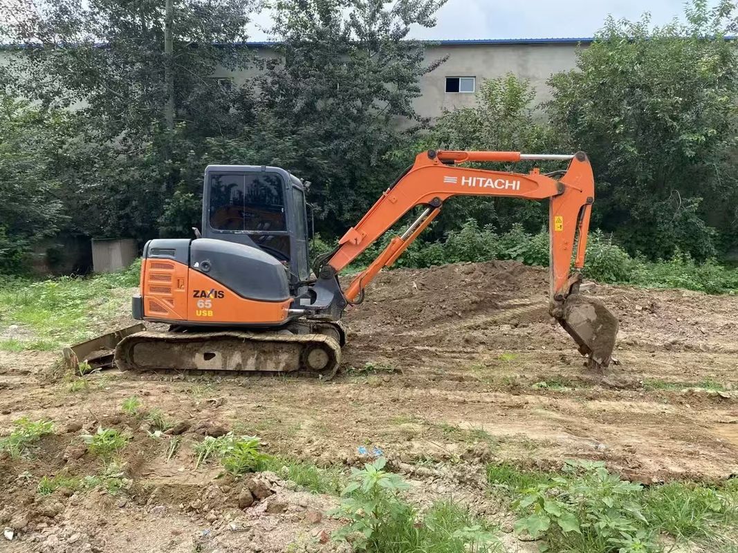 Excavadora de segunda mano Hitachi ZX65USB para exportación Mini Excavadora usada En excelente estado