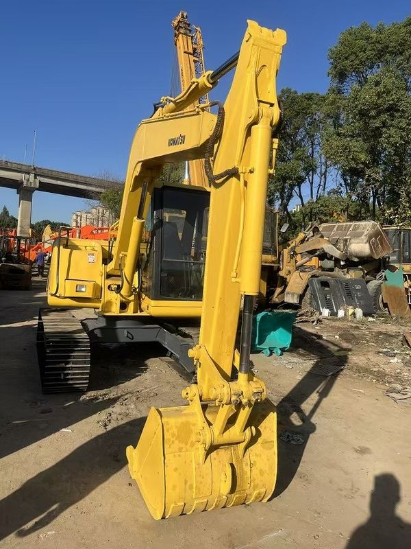 Excavadora KOMATSU PC60-7 de segunda mano Equipo de excavación de excavadoras de pista