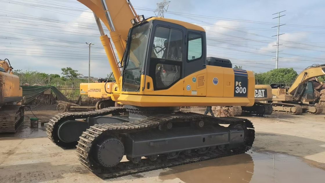 Excavadora usada Komatsu PC300-7 con potencia del motor de 180 kW Excavadora hidráulica de rastreo