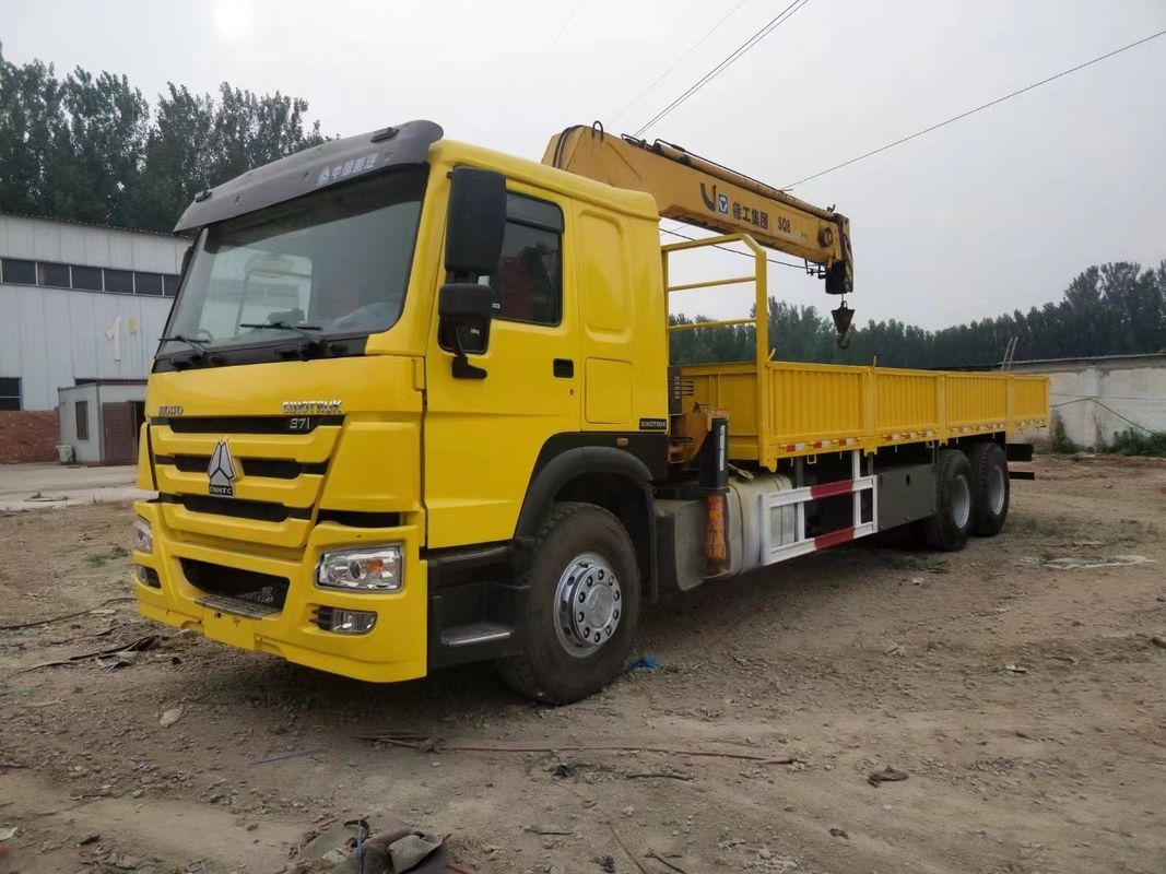 Used HOWO 371 Truck Crane for Sale – Reliable 6x4 Mobile Crane Exported from China
