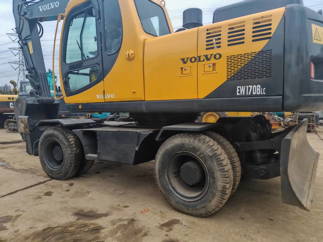 Excavadora usada VOLVO EW170BLC en venta Excavadora de ruedas de segunda mano confiable de China