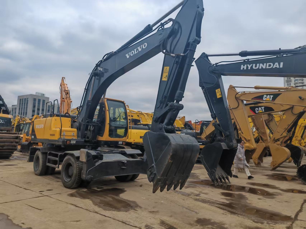 Excavadora usada VOLVO EW170BLC en venta Excavadora de ruedas de segunda mano confiable de China