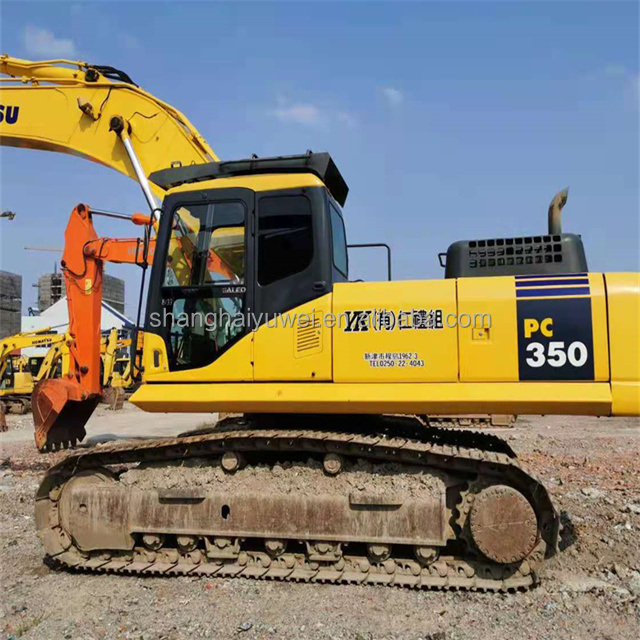 Used Komatsu PC 350 Crawler Excavator with 34ton Operating Weight 1.4m³ Bucket Capacity and 34000 KG Machine Weight