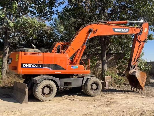 Doosan Dh210w-7 Usado Corea Usado Cargador de ruedas Excavadora de ruedas 101kW