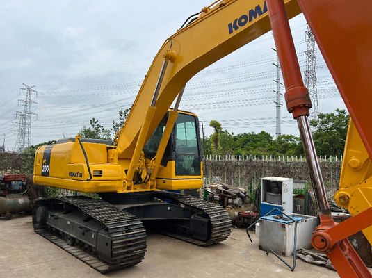 Excavadora Komatsu PC200-7 usada Excavadora de rastreo hidráulica confiable de China