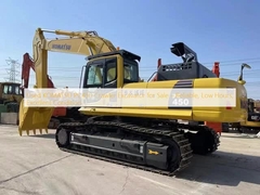 Excavadora KOMATSU PC450 de segunda mano para la venta confiable, horas bajas, excelente estado
